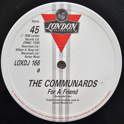 The Communards For A Friend Vinyl 12" USED