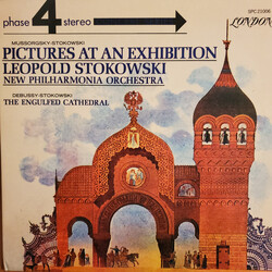 Modest Mussorgsky / New Philharmonia Orchestra / Leopold Stokowski Pictures At An Exhibition Vinyl LP USED