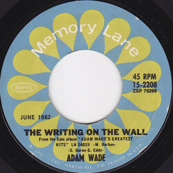 Adam Wade (2) The Writing On The Wall / Ruby USED VINYL 7INCH 45 RPM SINGLE
