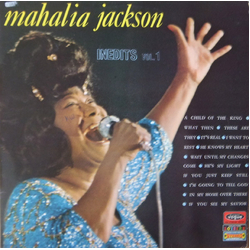 Mahalia Jackson Inedits Vol. 1 Vinyl LP USED