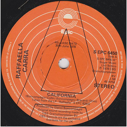 Raffaella Carrà California Vinyl 7" USED