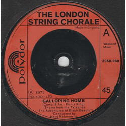 London String Chorale Galloping Home USED VINYL 7INCH 45 RPM SINGLE