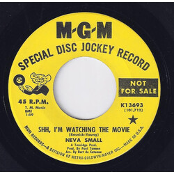 Neva Small Shh, I'm Watching The Movie USED VINYL 7INCH 45 RPM PROMO