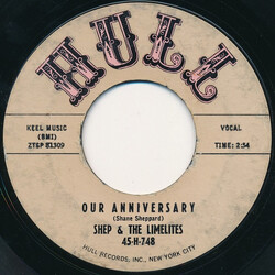 Shep & The Limelites Our Anniversary / Who Told The Sandman USED VINYL 7INCH 45 RPM SINGLE STYRENE