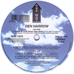 Den Harrow A Taste Of Love Vinyl 12" USED