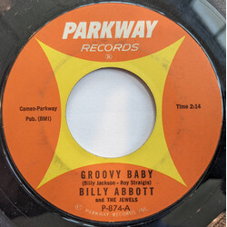 Billy Abbott And The Jewels Groovy Baby USED VINYL 7INCH 45 RPM SINGLE STYRENE