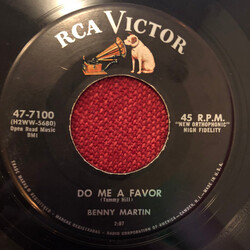 Benny Martin Do Me A Favor / Hoebe Snow USED VINYL 7INCH 45 RPM SINGLE