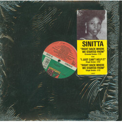Sinitta Right Back Where We Started From USED VINYL 12INCH 33 S RPM STEREO