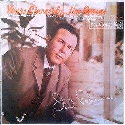 Jim Reeves Yours Sincerely Vinyl LP USED