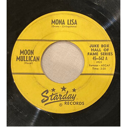 Moon Mullican Mona Lisa / I'll Sail My Ship Alone USED VINYL 7INCH 45 RPM REISSUE