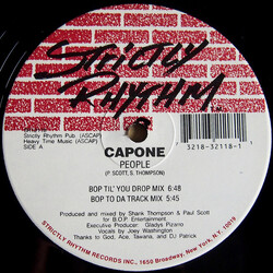 Capone (2) People USED VINYL 12INCH 33 S RPM