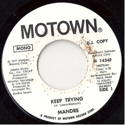 Mandré Keep Trying USED VINYL 7INCH 45 RPM PROMO