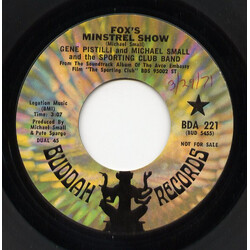 Michael Small Fox's Minstrel Show USED VINYL 7INCH 45 RPM PROMO