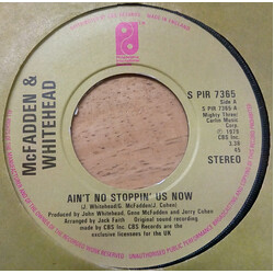 McFadden & Whitehead Ain't No Stoppin' Us Now USED VINYL 7INCH 45 RPM