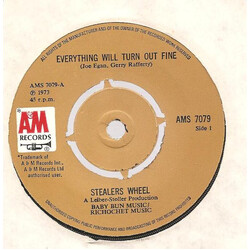 Stealers Wheel Everything Will Turn Out Fine USED VINYL 7INCH 45 RPM SINGLE