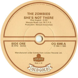 The Zombies She's Not There / Tell Her No USED VINYL 7INCH 45 RPM SINGLE REISSUE MONO