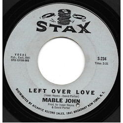 Mable John Don't Hit Me No More / Left Over Love USED VINYL 7INCH 45 RPM SINGLE
