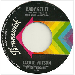 Jackie Wilson Baby Get It (And Don't Quit It) USED VINYL 7INCH 45 RPM