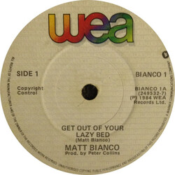 Matt Bianco Get Out Of Your Lazy Bed USED VINYL 7INCH 45 RPM SINGLE