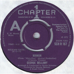 George Bellamy Maman USED VINYL 7INCH 45 RPM SINGLE PROMO