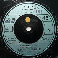 Franki And The Favorettes A Wonderful Dream USED VINYL 7INCH 45 RPM SINGLE