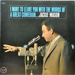 Jackie Mason I Want To Leave You With The Words Of A Great Comedian Vinyl LP USED