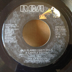 Dolly Parton Old Flames Can't Hold A Candle To You USED VINYL 7INCH SINGLE STYRENE