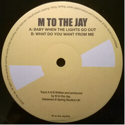 M-Jay Baby When The Lights Go Out USED VINYL 12INCH 45 RPM