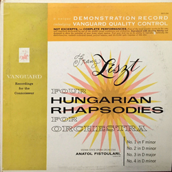 Orchester Der Wiener Staatsoper Demonstration Record Vinyl LP USED