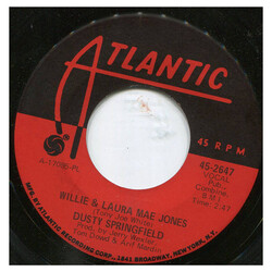 Dusty Springfield Willie & Laura Mae Jones USED VINYL 7INCH SINGLE 45 RPM