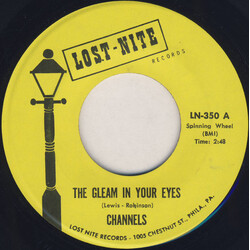 The Channels The Gleam In Your Eyes Vinyl 7" USED