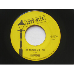 The Harptones My Memories Of You USED VINYL 7INCH 45 RPM REISSUE