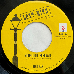 The Rivieras (2) Moonlight Serenade / Neither Rain Nor Snow Vinyl 7" USED