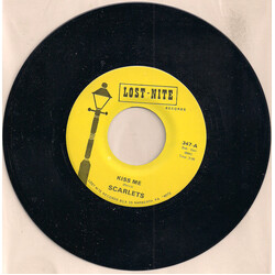 The Scarlets (2) Kiss Me USED VINYL 7INCH 45 RPM REISSUE