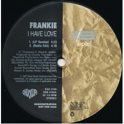 Frankie (4) I Have Love USED VINYL 12INCH 33 S RPM PROMO