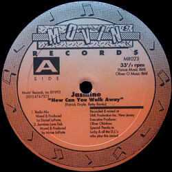 Jasmine How Can You Walk Away USED VINYL 12INCH 33 S RPM