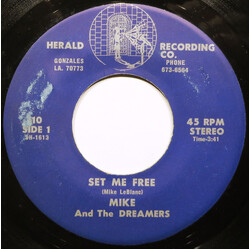 Mike LeBlanc & The Dreamers Set Me Free USED VINYL 7INCH 45 RPM