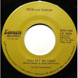 Rick And Shaun You Set Me Free USED VINYL 7INCH 45 RPM
