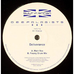 The Deepologists Deliverance USED VINYL 12INCH 33 S RPM