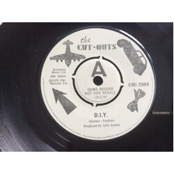 The Cut-Outs D.I.Y. USED VINYL 7INCH SINGLE PROMO