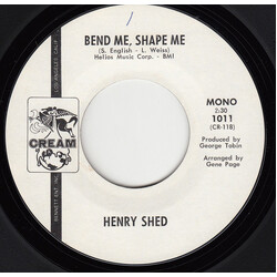Henry Shed Bend Me, Shape Me USED VINYL 7INCH 45 RPM PROMO MONO