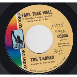 The T-Bones Fare Thee Well / Let's Go Get Stoned USED VINYL 7INCH 45 RPM SINGLE PROMO STYRENE