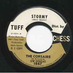 The Corsairs Stormy / It's Almost Sunday Morning USED VINYL 7INCH 45 RPM SINGLE PROMO