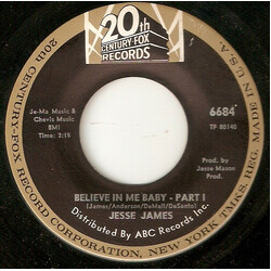 Jesse James (2) Believe In Me Baby USED VINYL 7INCH 45 RPM