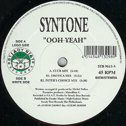Syntone ''Ooh Yeah'' USED VINYL 12INCH 45 RPM
