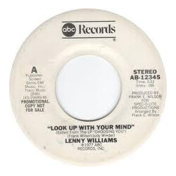 Lenny Williams Look Up With Your Mind USED VINYL 7INCH SINGLE 45 RPM PROMO