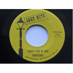 The Rapidtones Sunday Kind Of Love / Memories Of You USED VINYL 7INCH 45 RPM SINGLE REISSUE