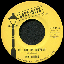Ron Holden Gee, But I'm Lonesome Vinyl 7" USED