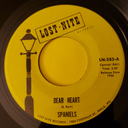 The Spaniels Dear Heart / Why Won't You Dance Vinyl 7" USED