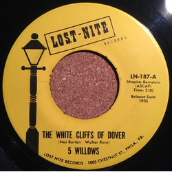 The 5 Willows The White Cliffs Of Dover / With These Hands Vinyl 7" USED